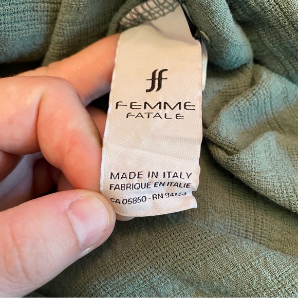 Femme Fatale Shirt 100% Cotton made in Italy - Picture 6 of 11